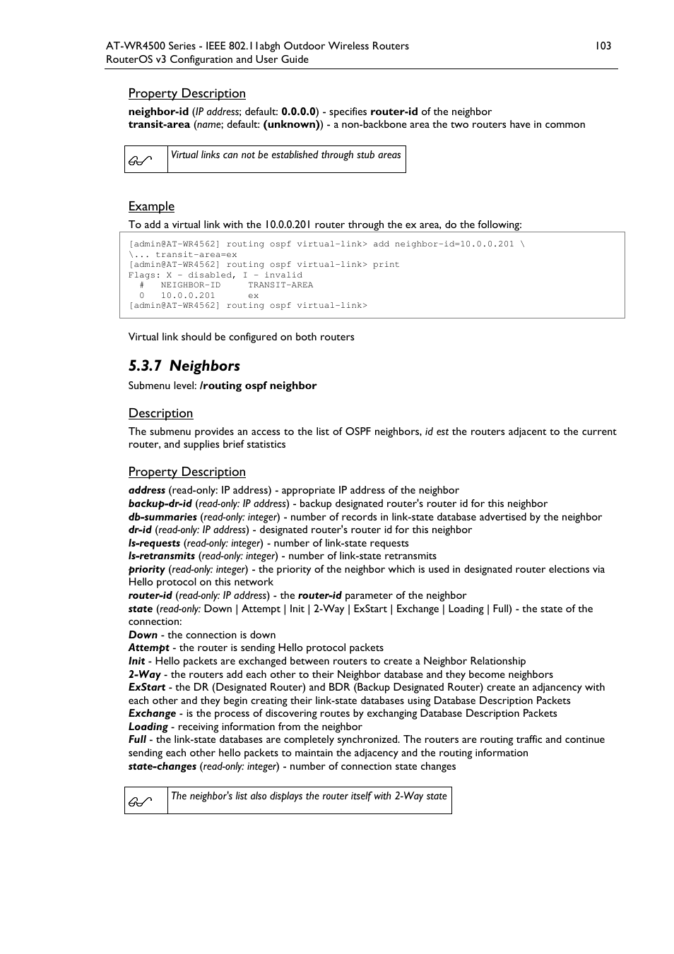 Allied Telesis AT-WR4500 User Manual | Page 103 / 264