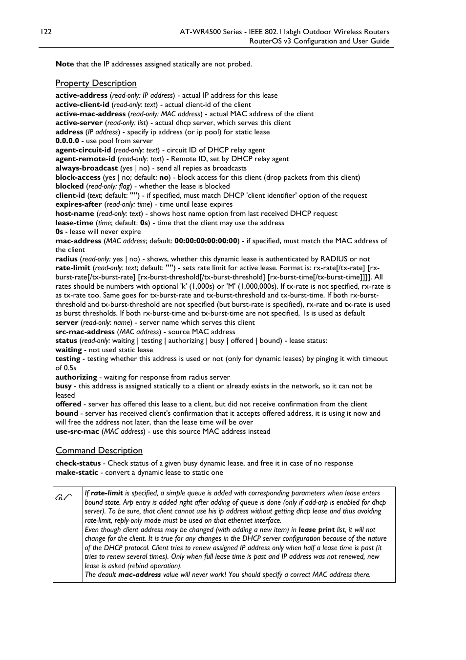 Allied Telesis AT-WR4500 User Manual | Page 122 / 264