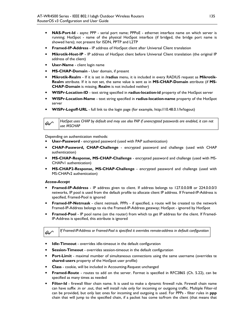 Allied Telesis AT-WR4500 User Manual | Page 135 / 264