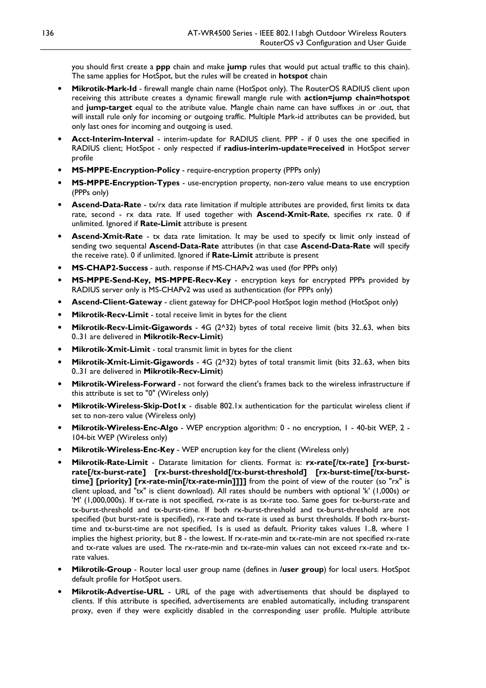 Allied Telesis AT-WR4500 User Manual | Page 136 / 264