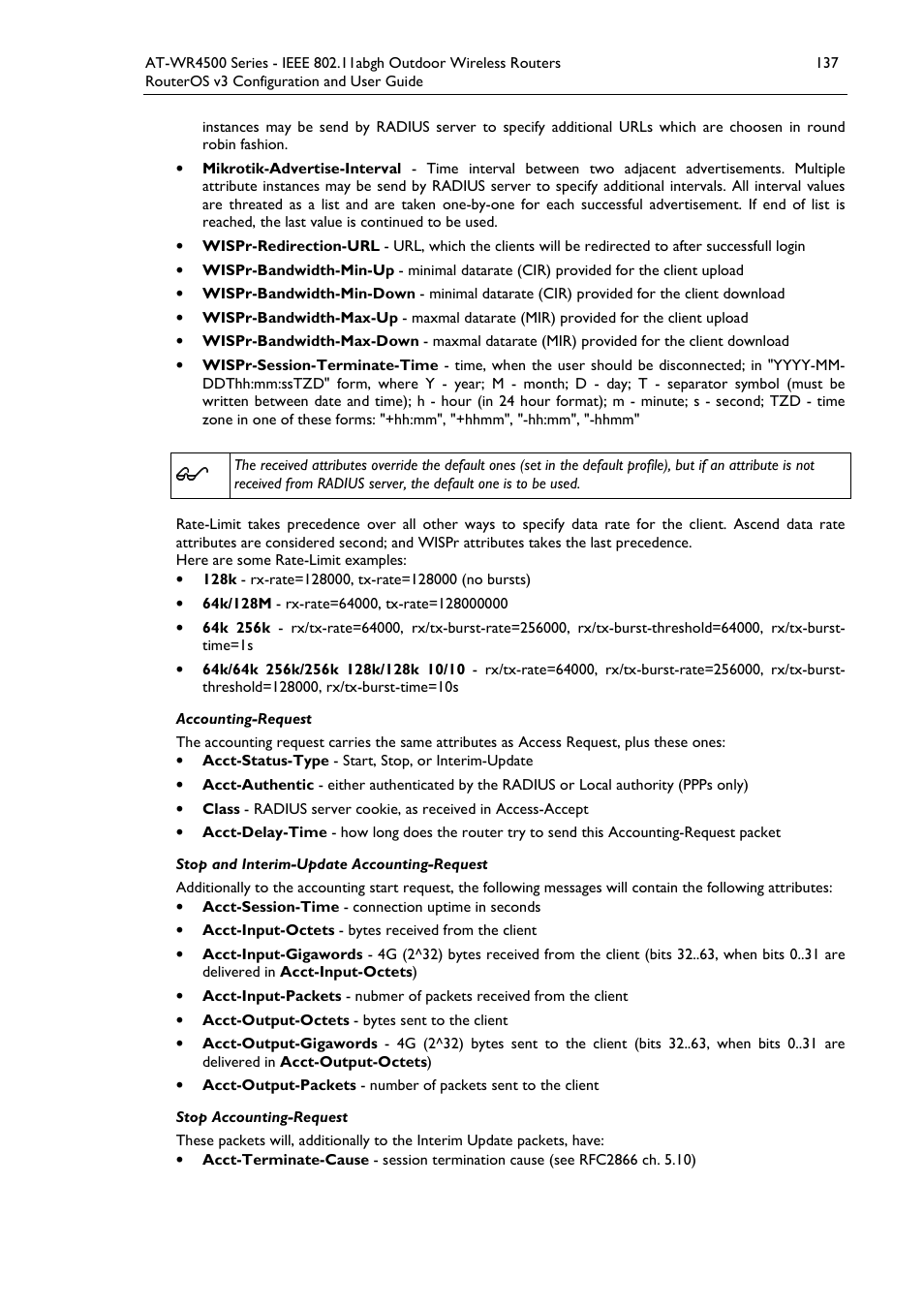 Allied Telesis AT-WR4500 User Manual | Page 137 / 264