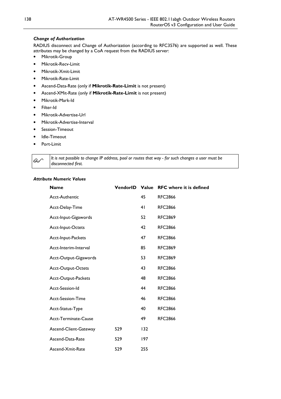 Allied Telesis AT-WR4500 User Manual | Page 138 / 264