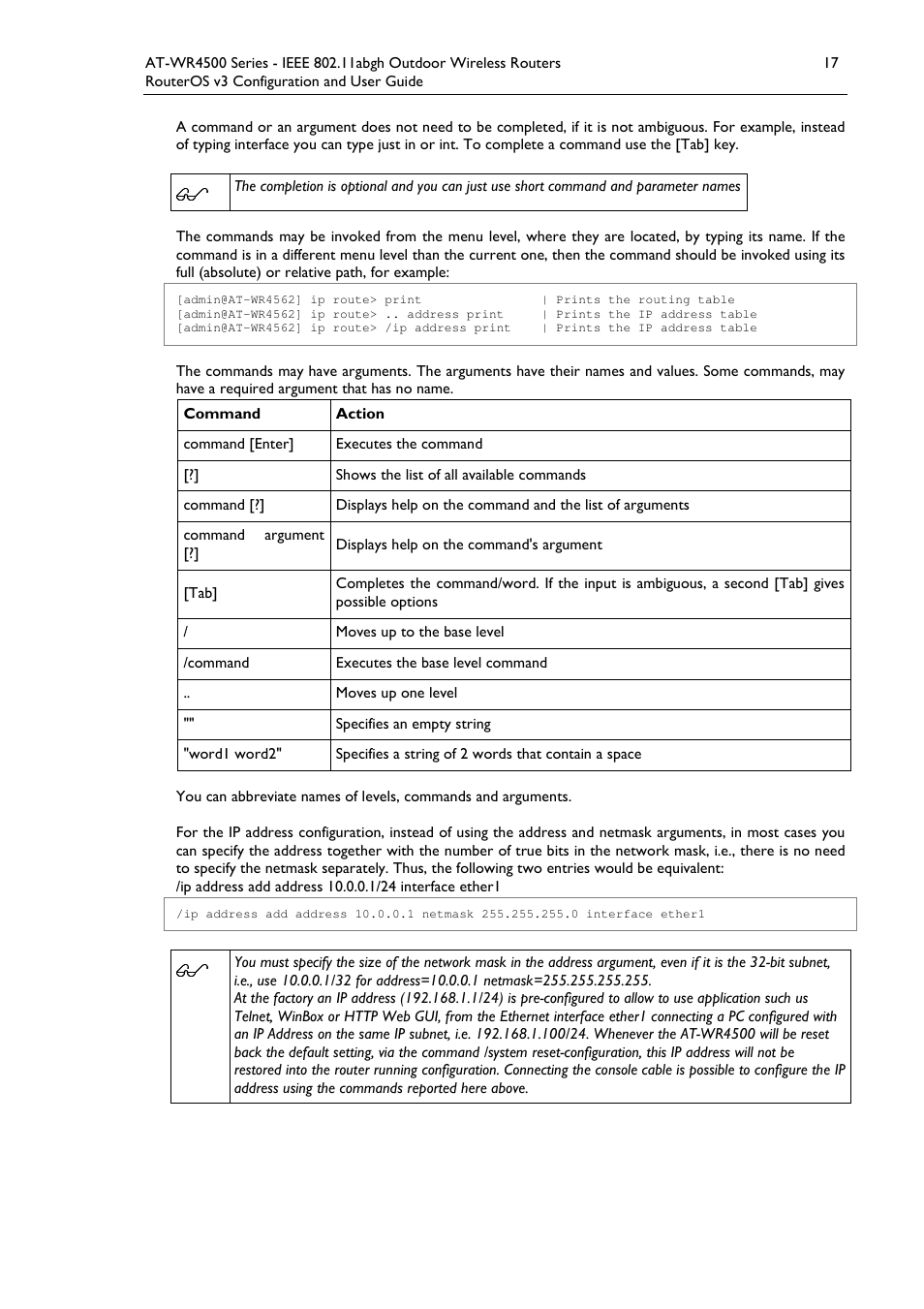 Allied Telesis AT-WR4500 User Manual | Page 17 / 264