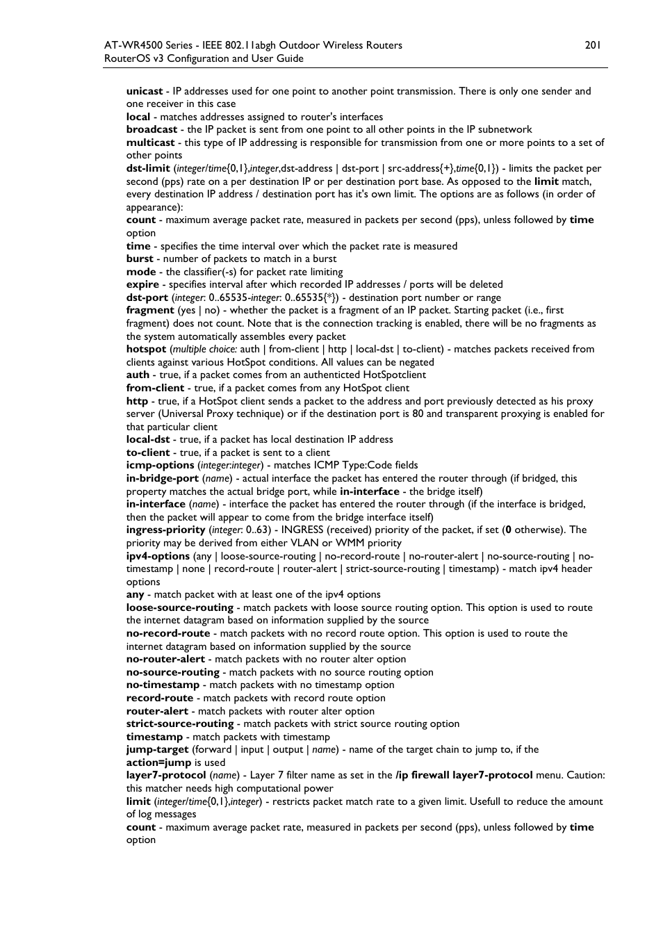 Allied Telesis AT-WR4500 User Manual | Page 201 / 264