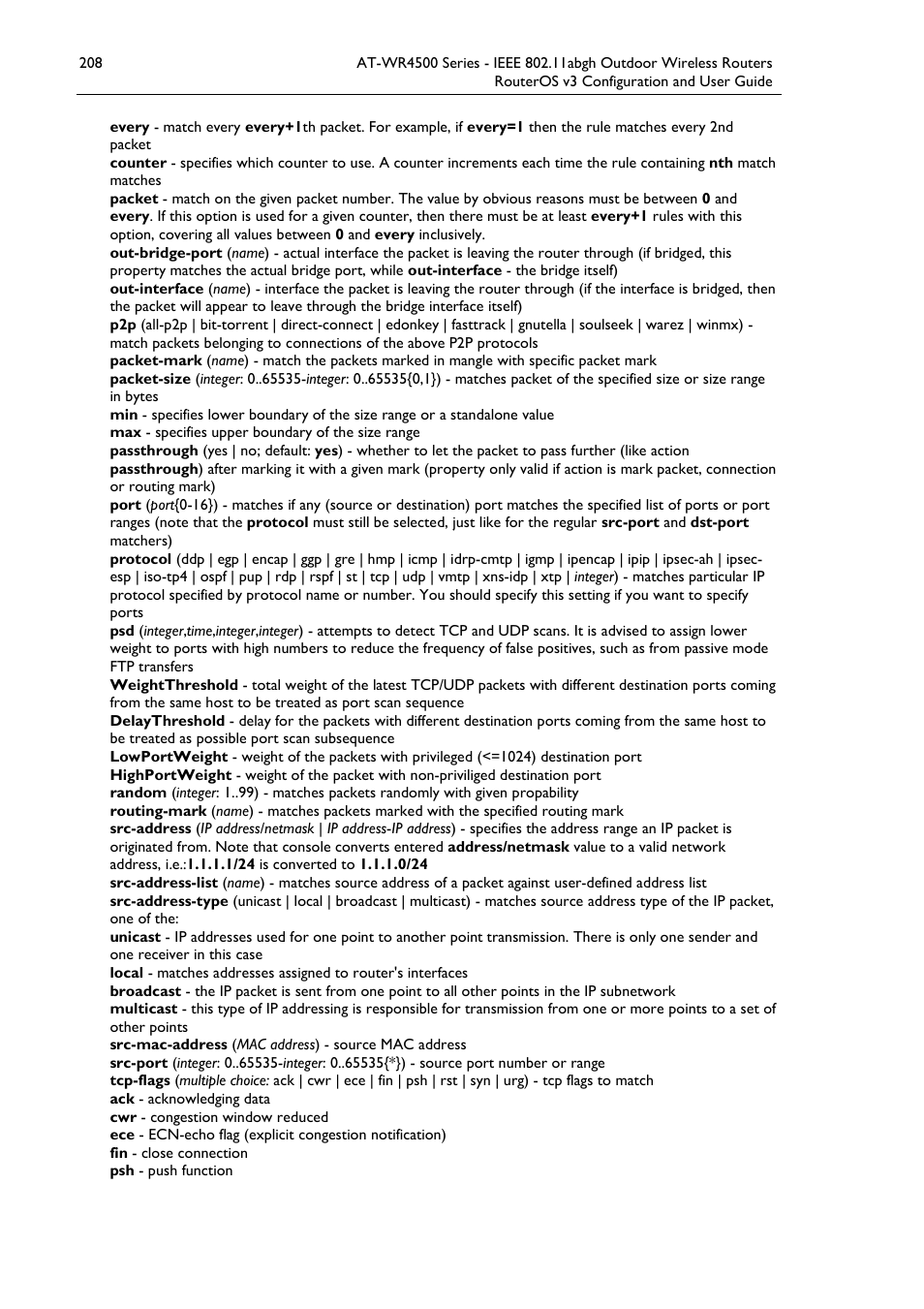 Allied Telesis AT-WR4500 User Manual | Page 208 / 264