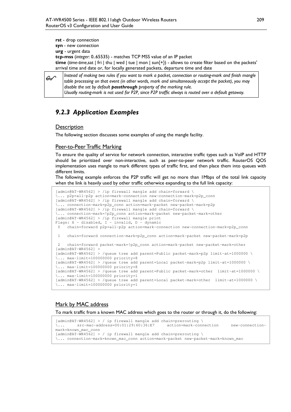 3 application examples | Allied Telesis AT-WR4500 User Manual | Page 209 / 264