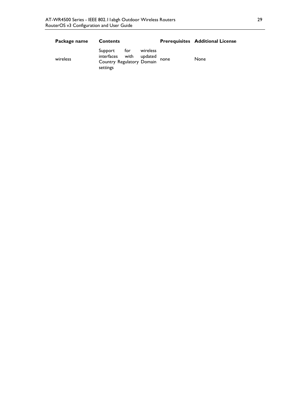Allied Telesis AT-WR4500 User Manual | Page 29 / 264