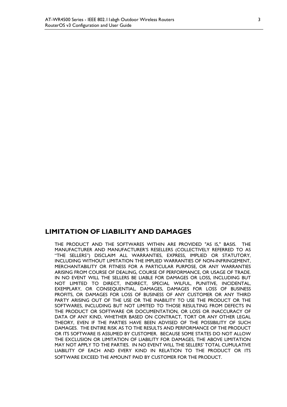 Allied Telesis AT-WR4500 User Manual | Page 3 / 264