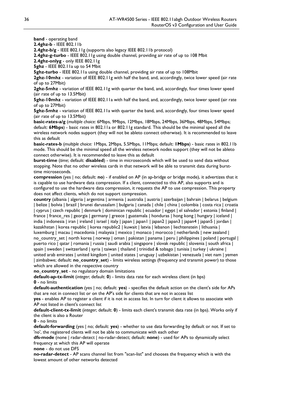 Allied Telesis AT-WR4500 User Manual | Page 36 / 264