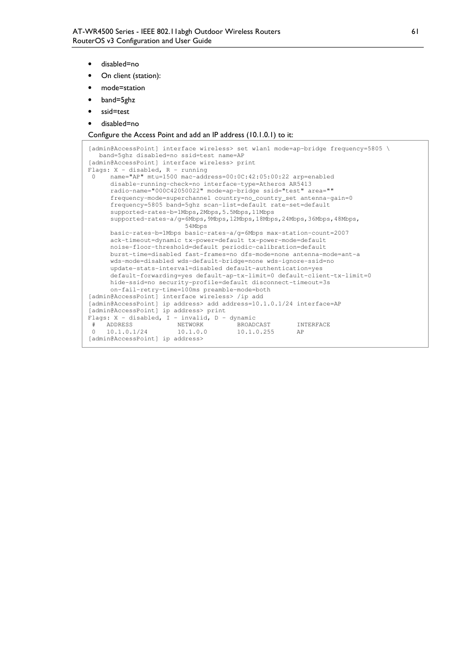 Allied Telesis AT-WR4500 User Manual | Page 61 / 264