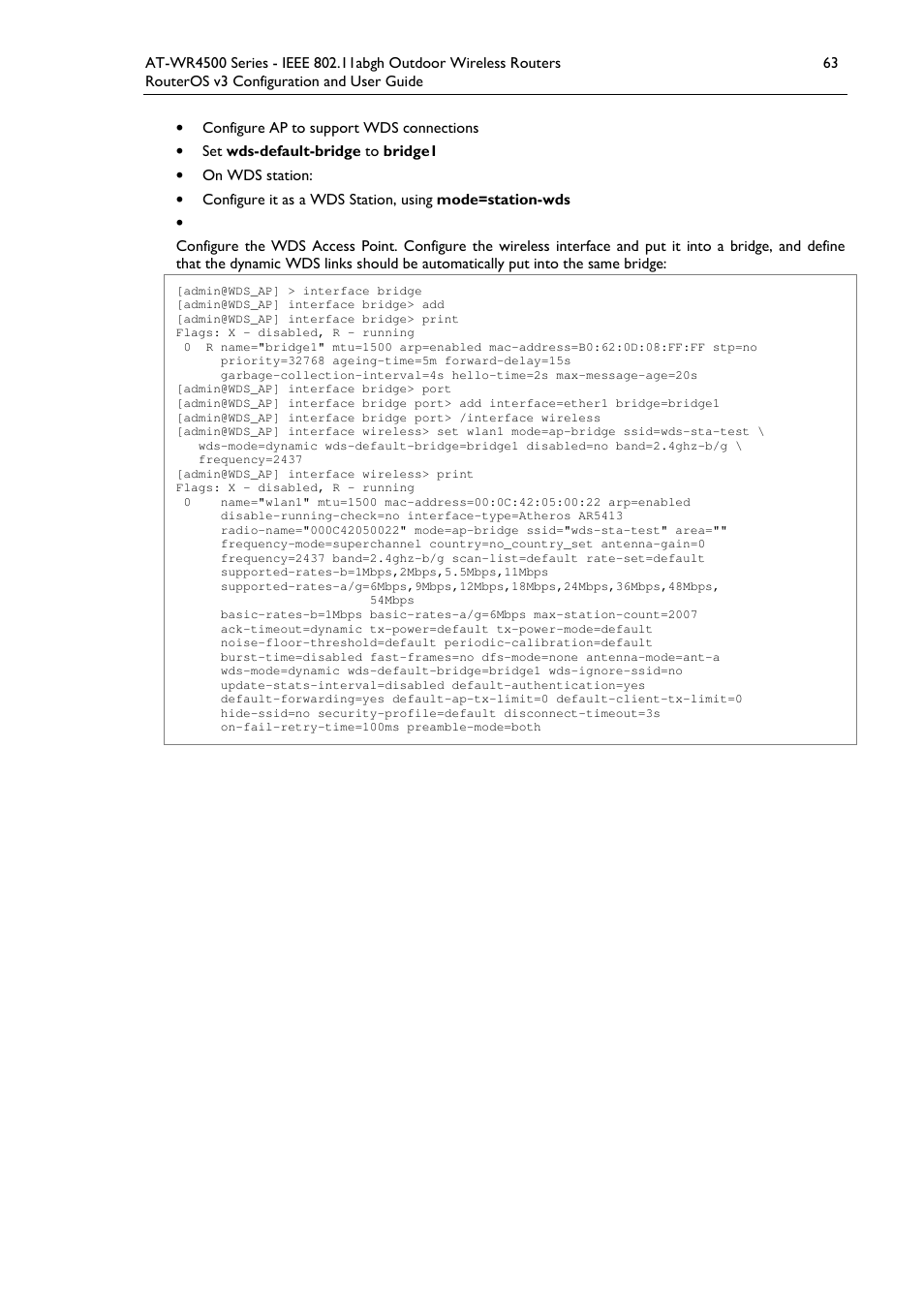 Allied Telesis AT-WR4500 User Manual | Page 63 / 264