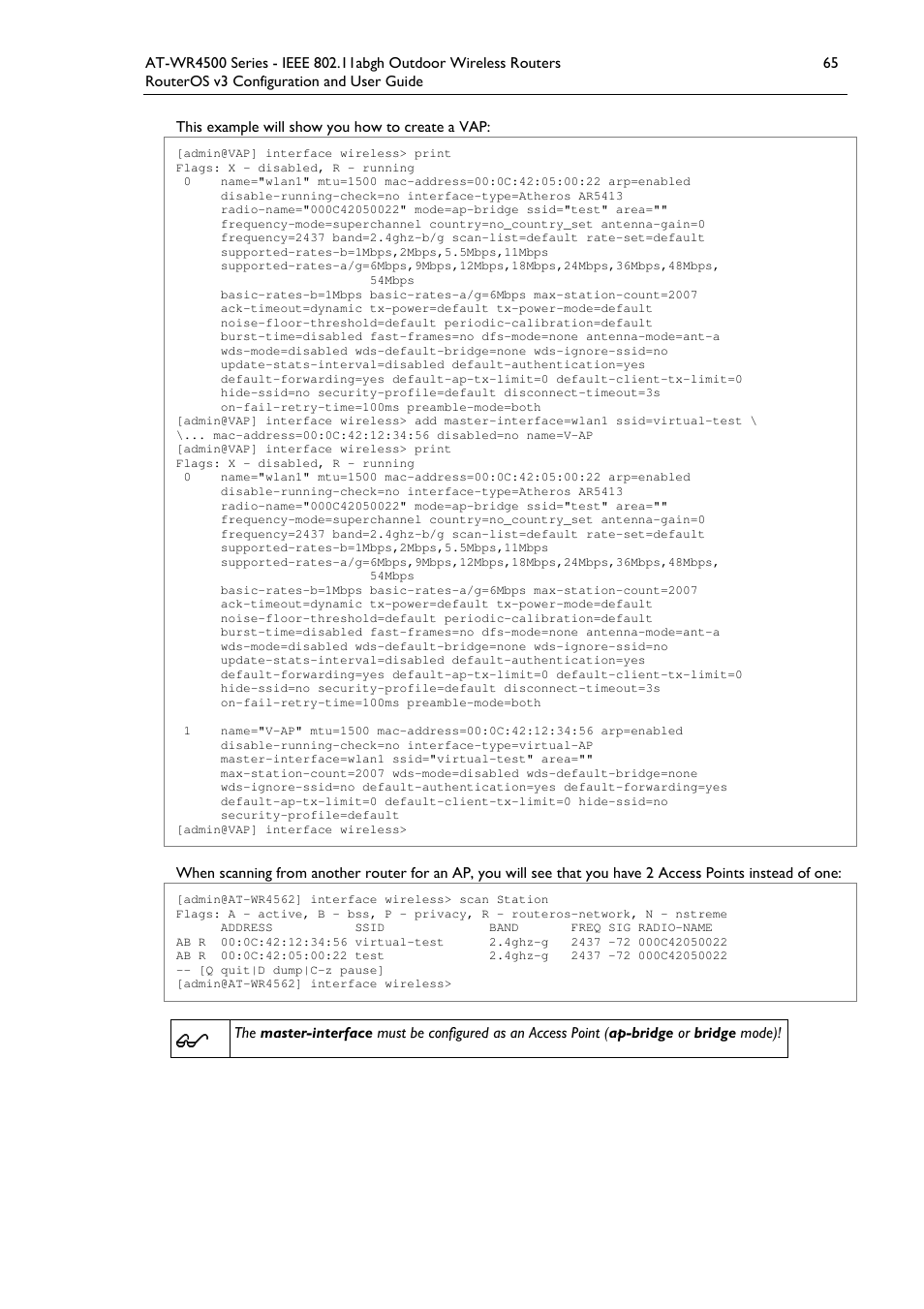 Allied Telesis AT-WR4500 User Manual | Page 65 / 264