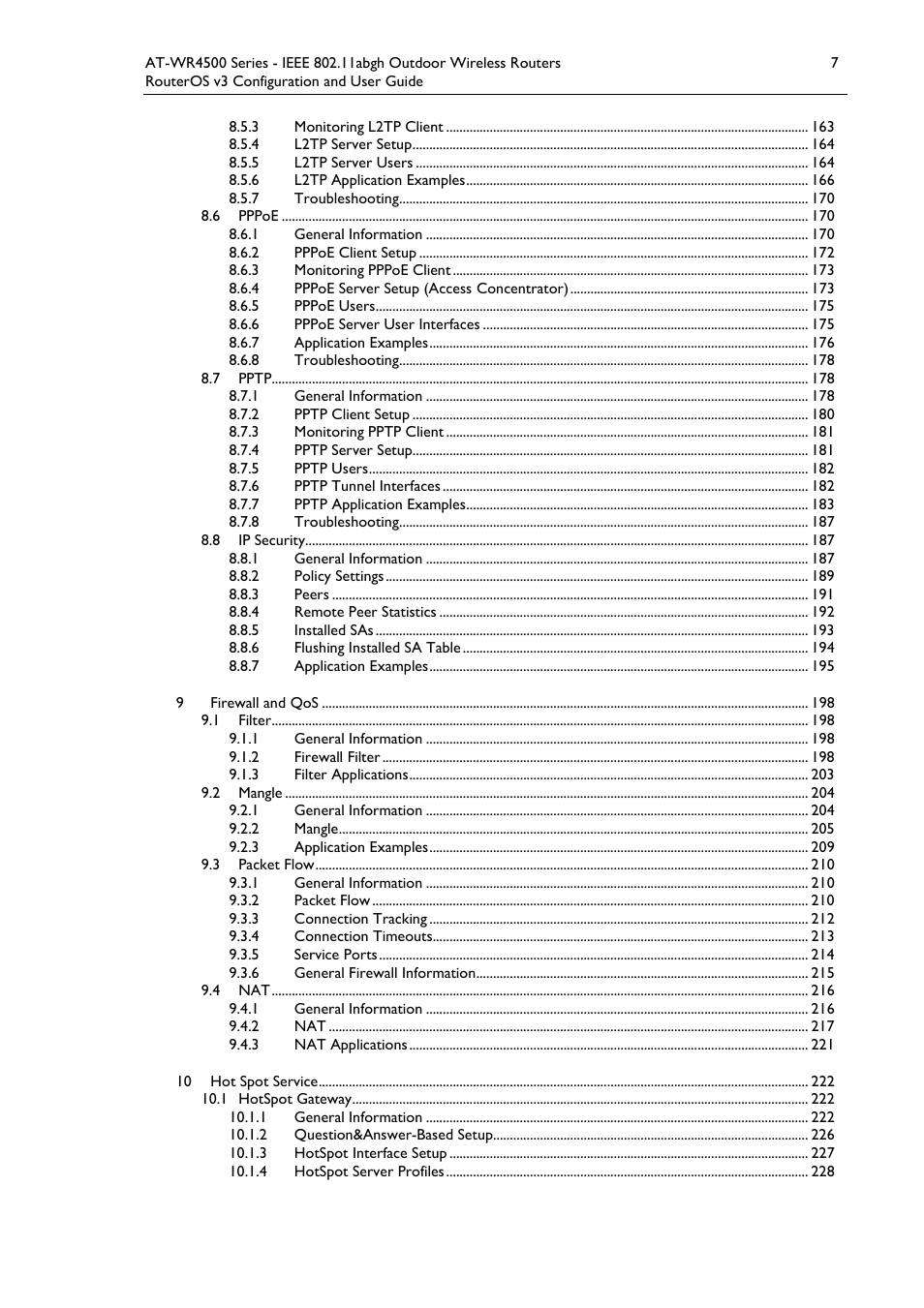 Allied Telesis AT-WR4500 User Manual | Page 7 / 264