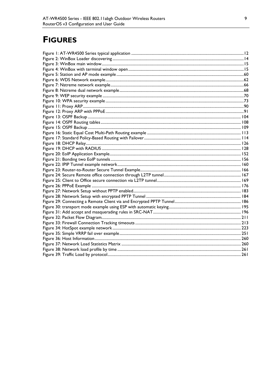 Igures | Allied Telesis AT-WR4500 User Manual | Page 9 / 264