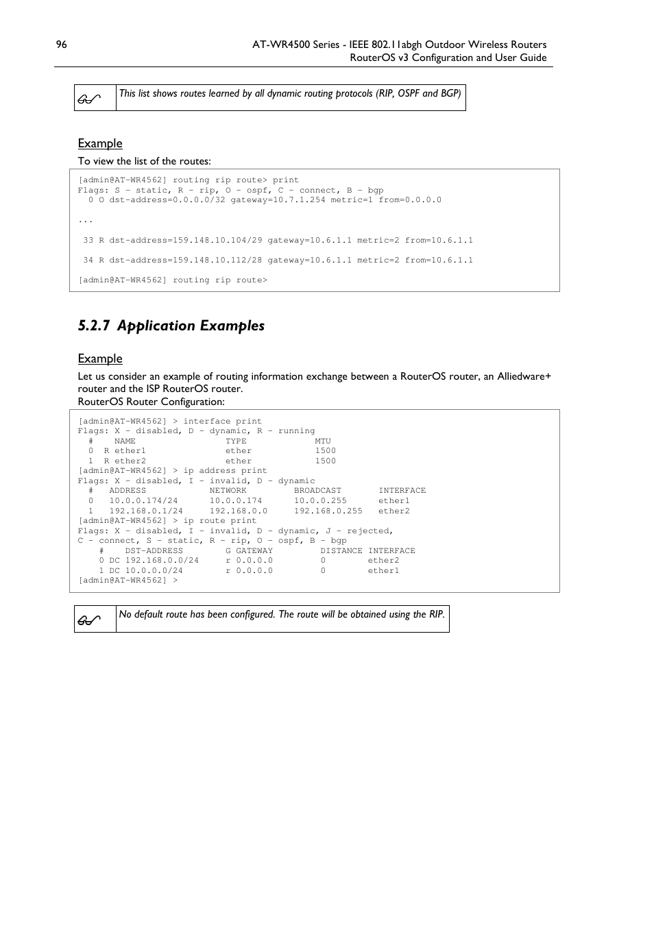 Allied Telesis AT-WR4500 User Manual | Page 96 / 264