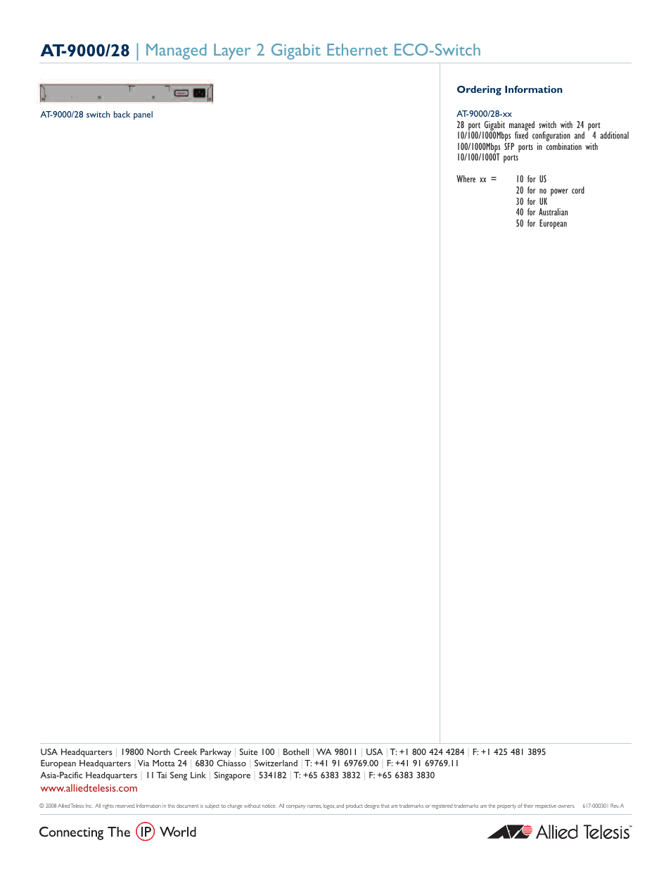 Allied Telesis 28 User Manual | Page 3 / 4