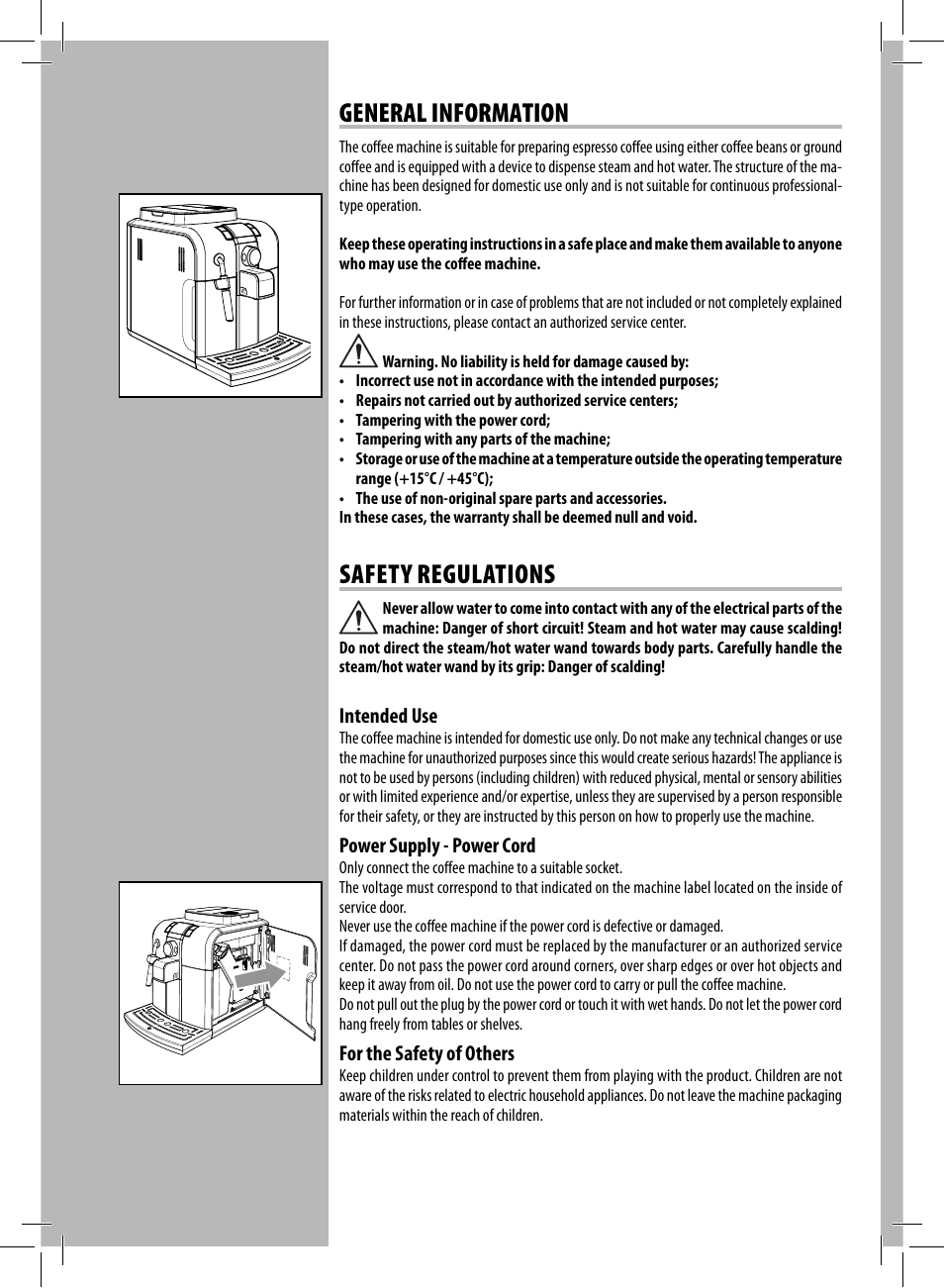 General information, Safety regulations | Philips HD8837-47 User Manual | Page 4 / 28