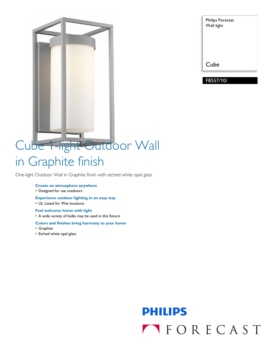 Philips F855710 User Manual | 2 pages