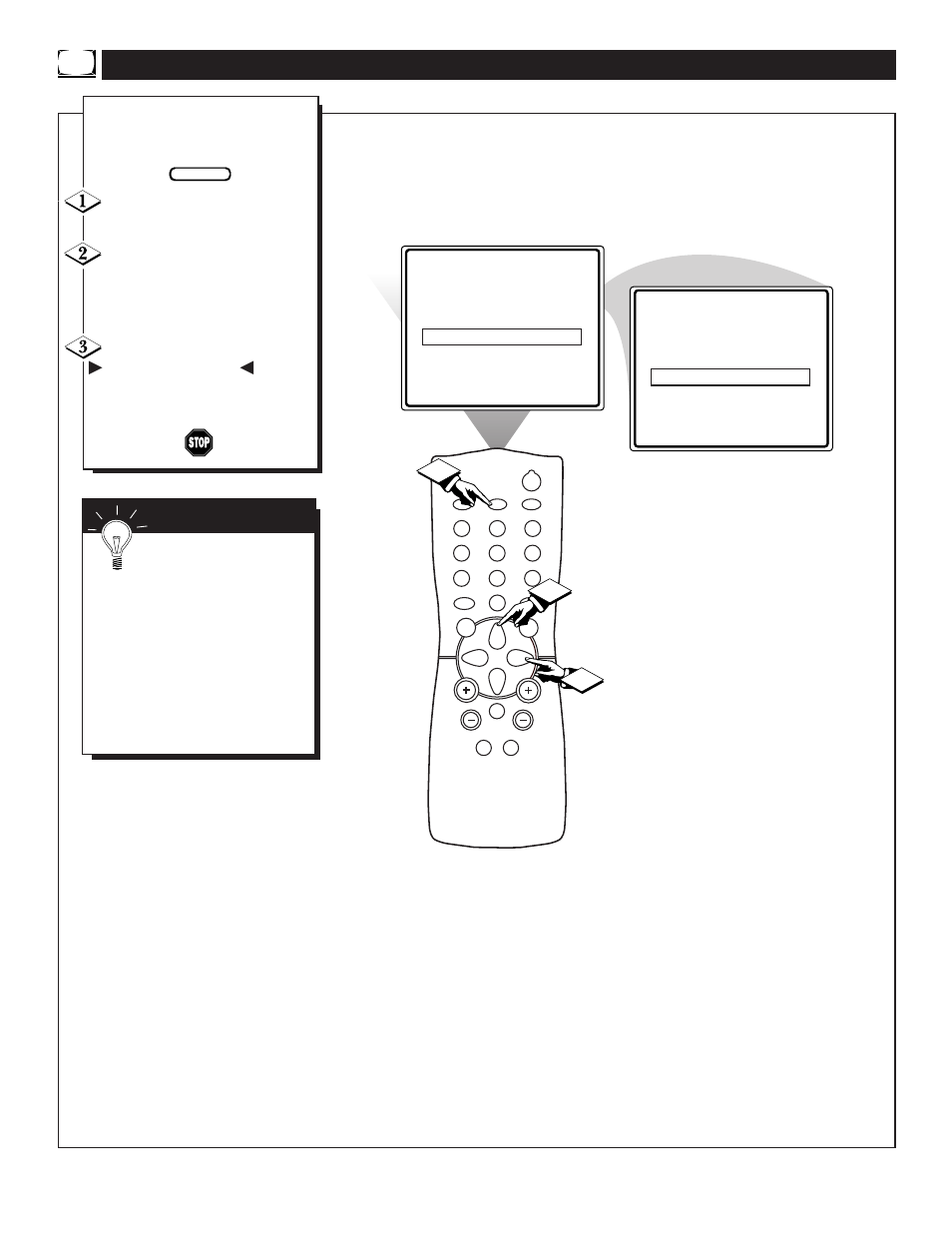 Ctivating the, Imer, Ontrol | Philips 25TR19C User Manual | Page 18 / 40