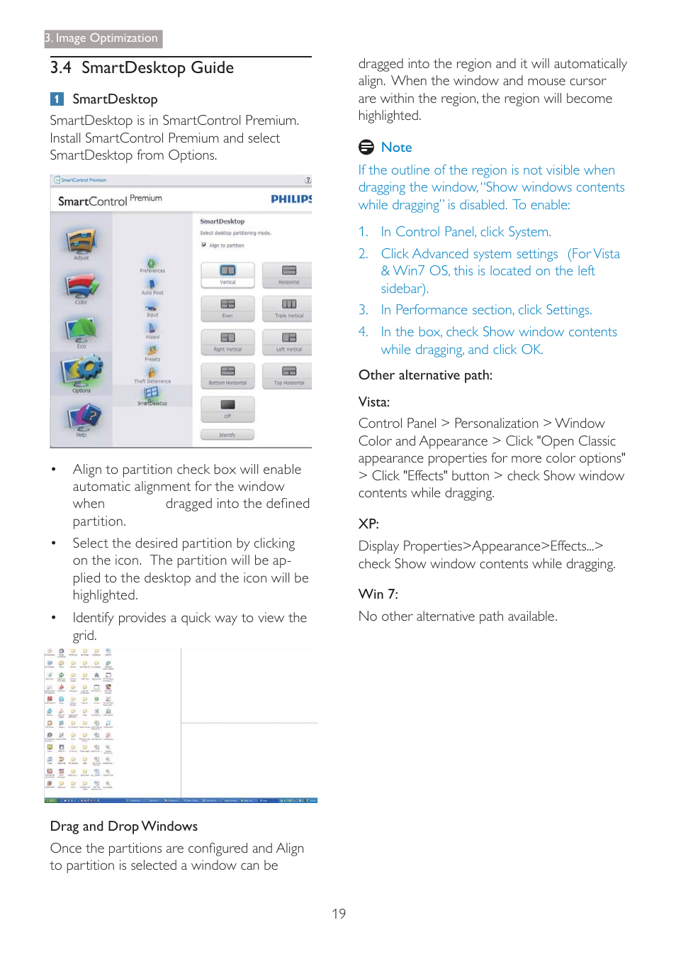 4 smartdesktop guide | Philips 241S4LSB-27 User Manual | Page 21 / 44