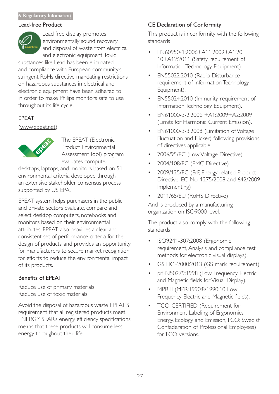 Philips 241S4LSB-27 User Manual | Page 29 / 44