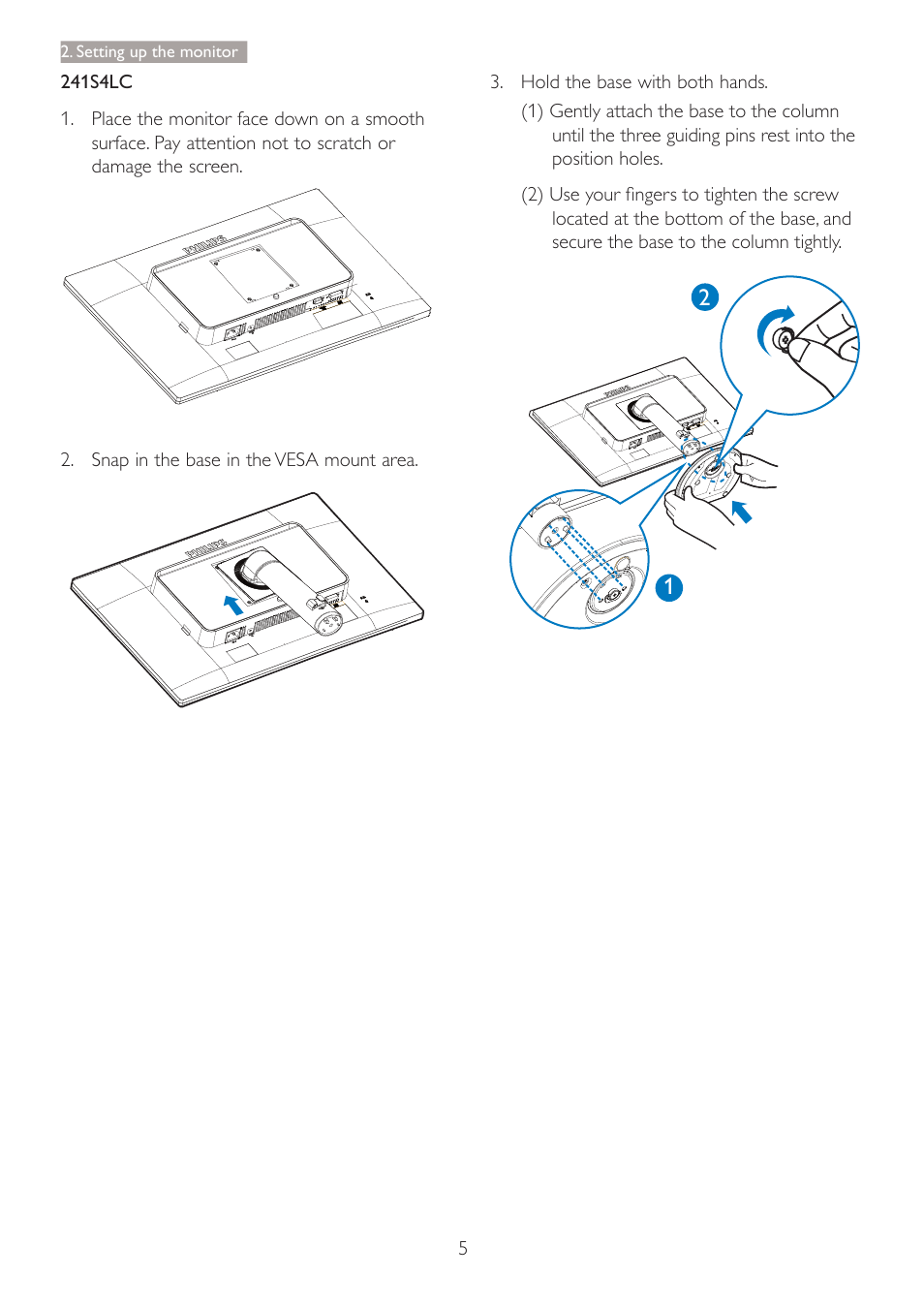 Philips 241S4LSB-27 User Manual | Page 7 / 44