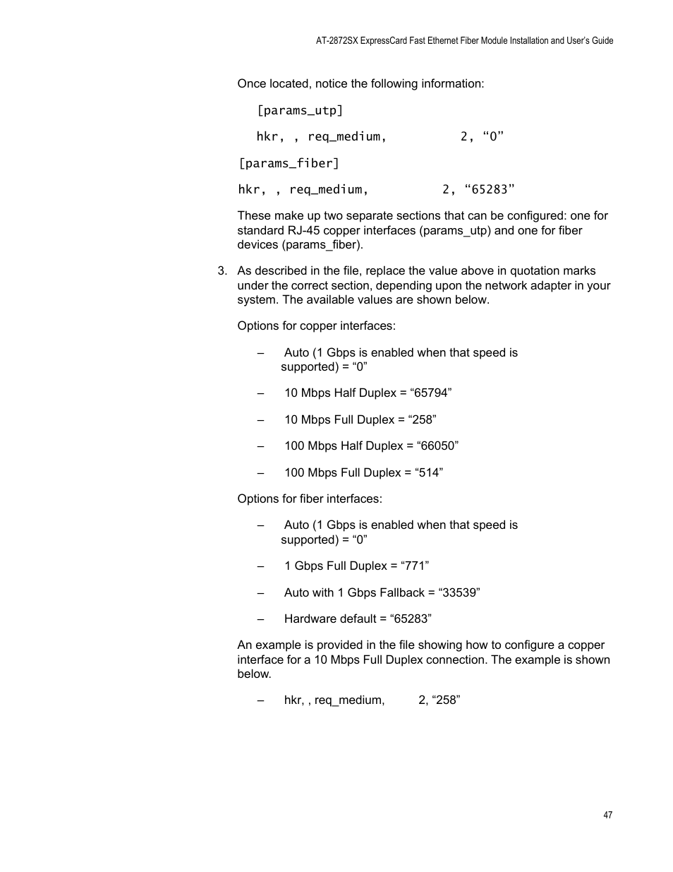 Allied Telesis AT-2872SX User Manual | Page 47 / 78