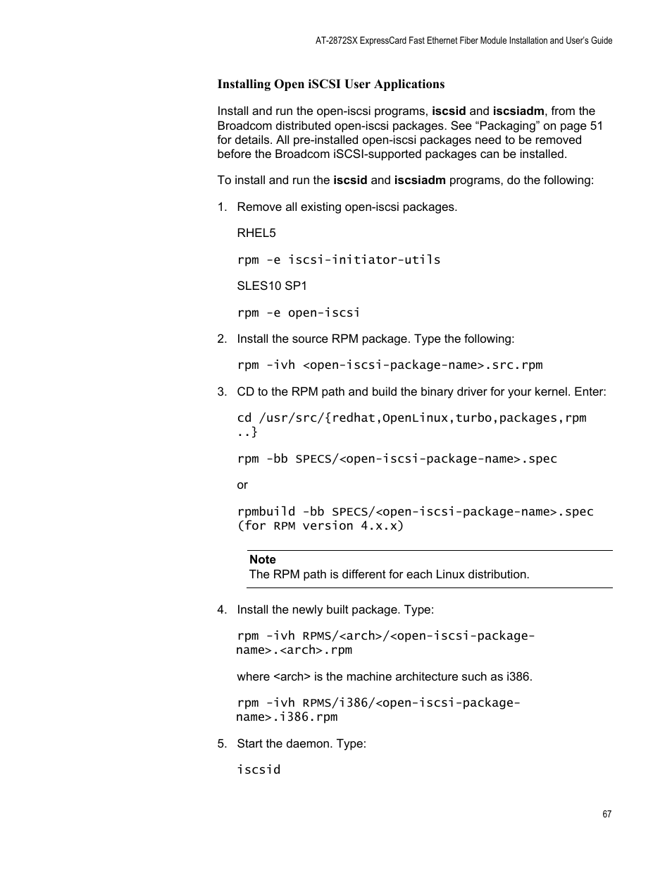 Allied Telesis AT-2872SX User Manual | Page 67 / 78