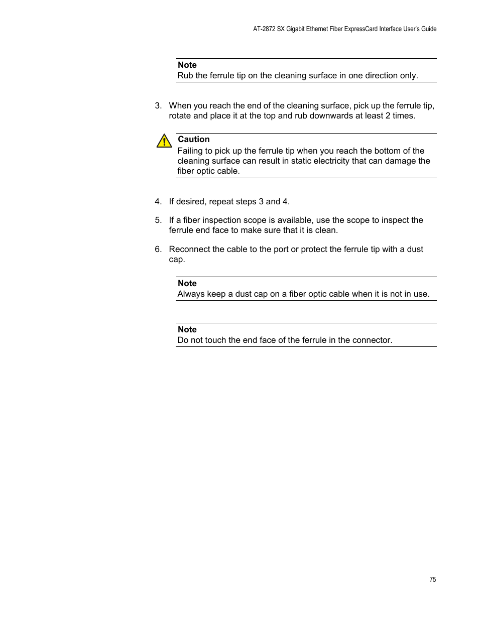 Allied Telesis AT-2872SX User Manual | Page 75 / 78