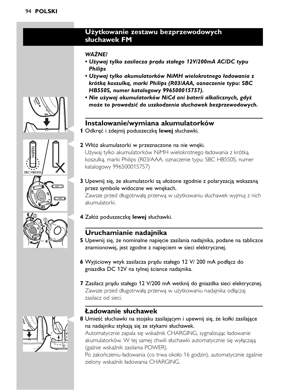 Philips SHC8565-00 User Manual | Page 94 / 150