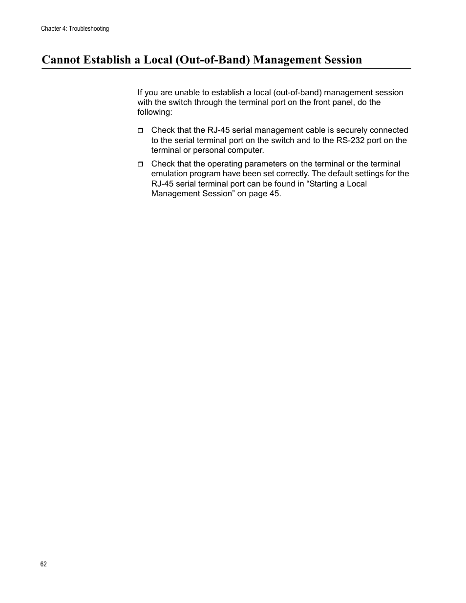 Allied Telesis Layer 3 Gigabit Ethernet Switch x600-24Ts/XP User Manual | Page 62 / 72