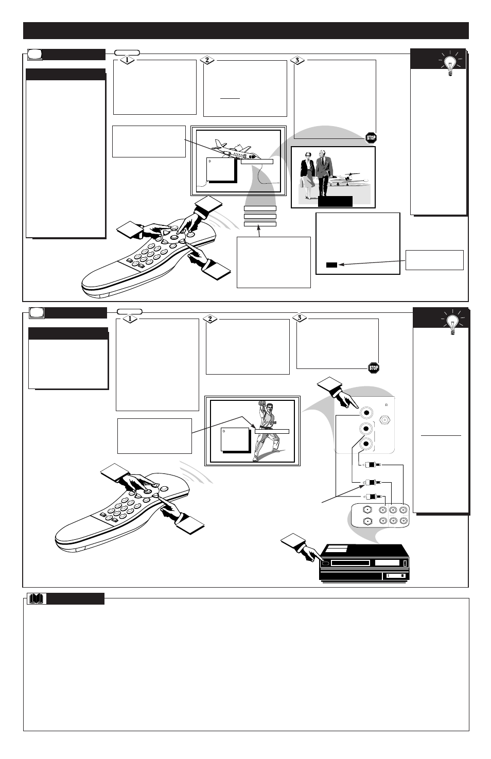 Menu c, Creen, Ontrols | Continued, Aption, Lossary, Nput | Philips 25TS54C User Manual | Page 7 / 8