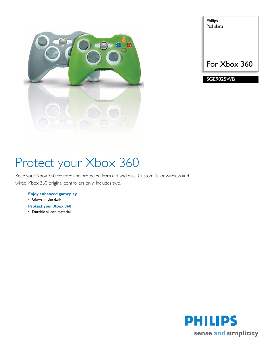 Philips SGE9025WB-27 User Manual | 2 pages