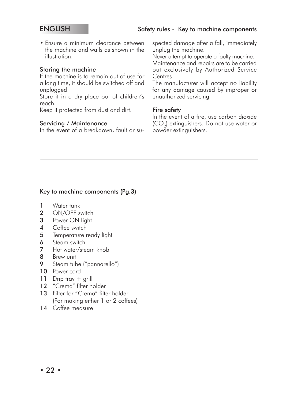 English • 22 | Philips 10000007 User Manual | Page 22 / 92