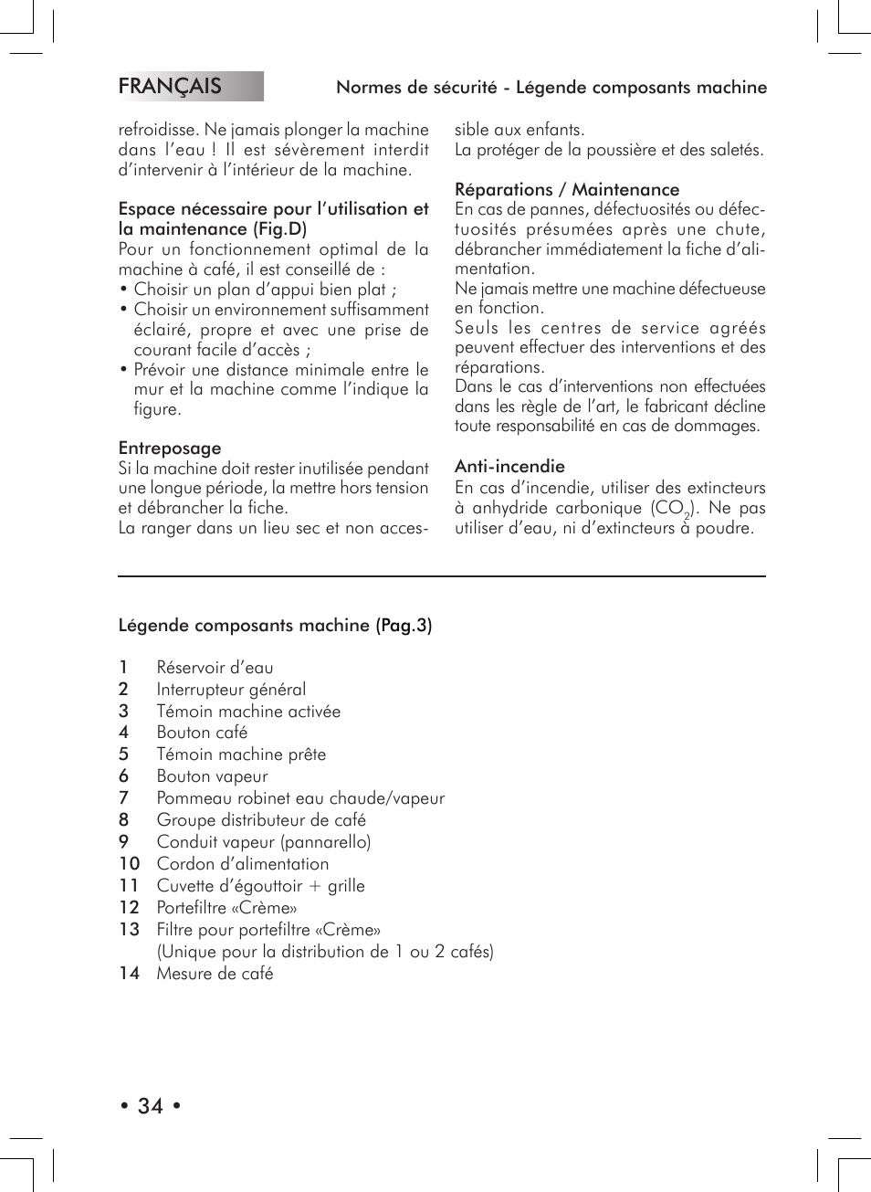 Français • 34 | Philips 10000007 User Manual | Page 34 / 92