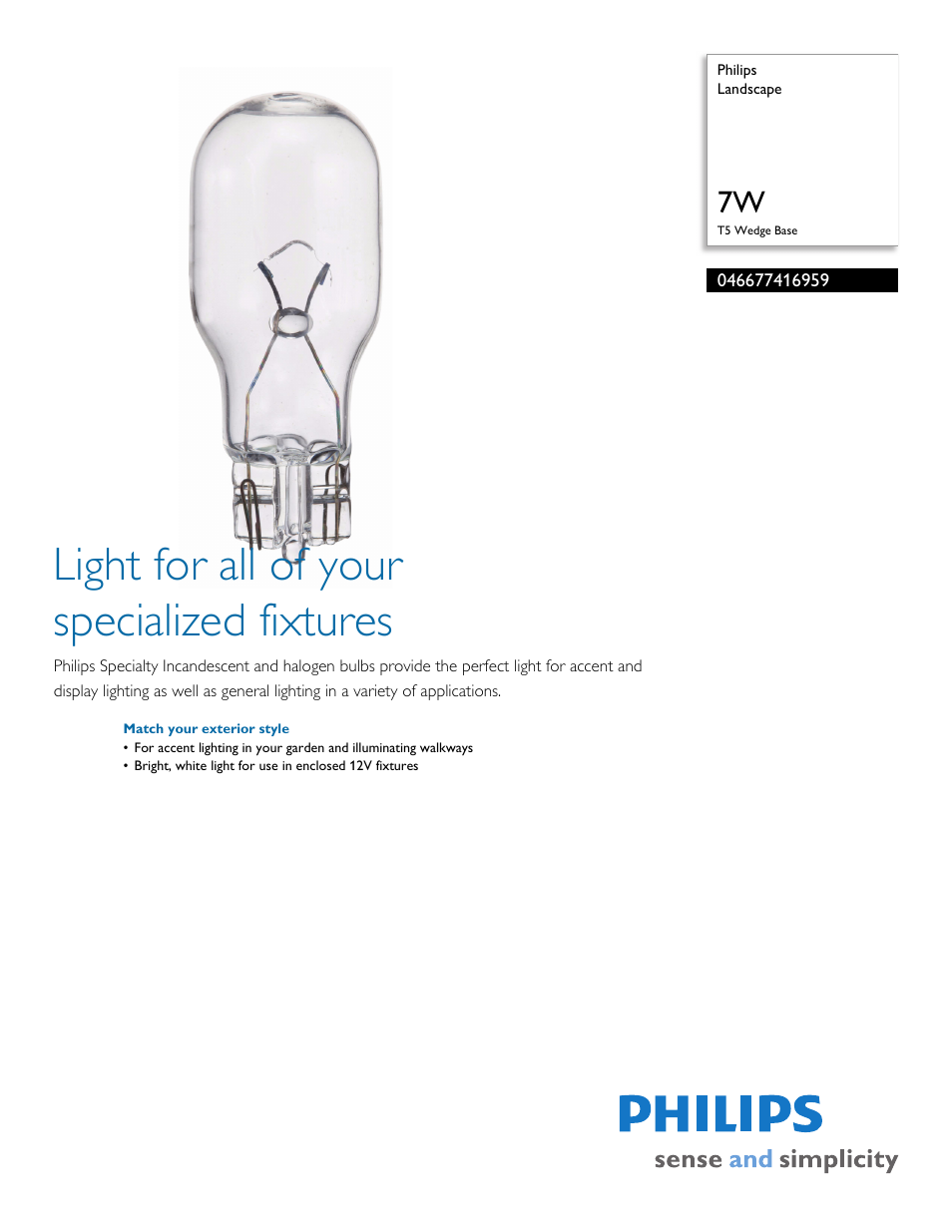 Philips 046677416959 User Manual | 2 pages