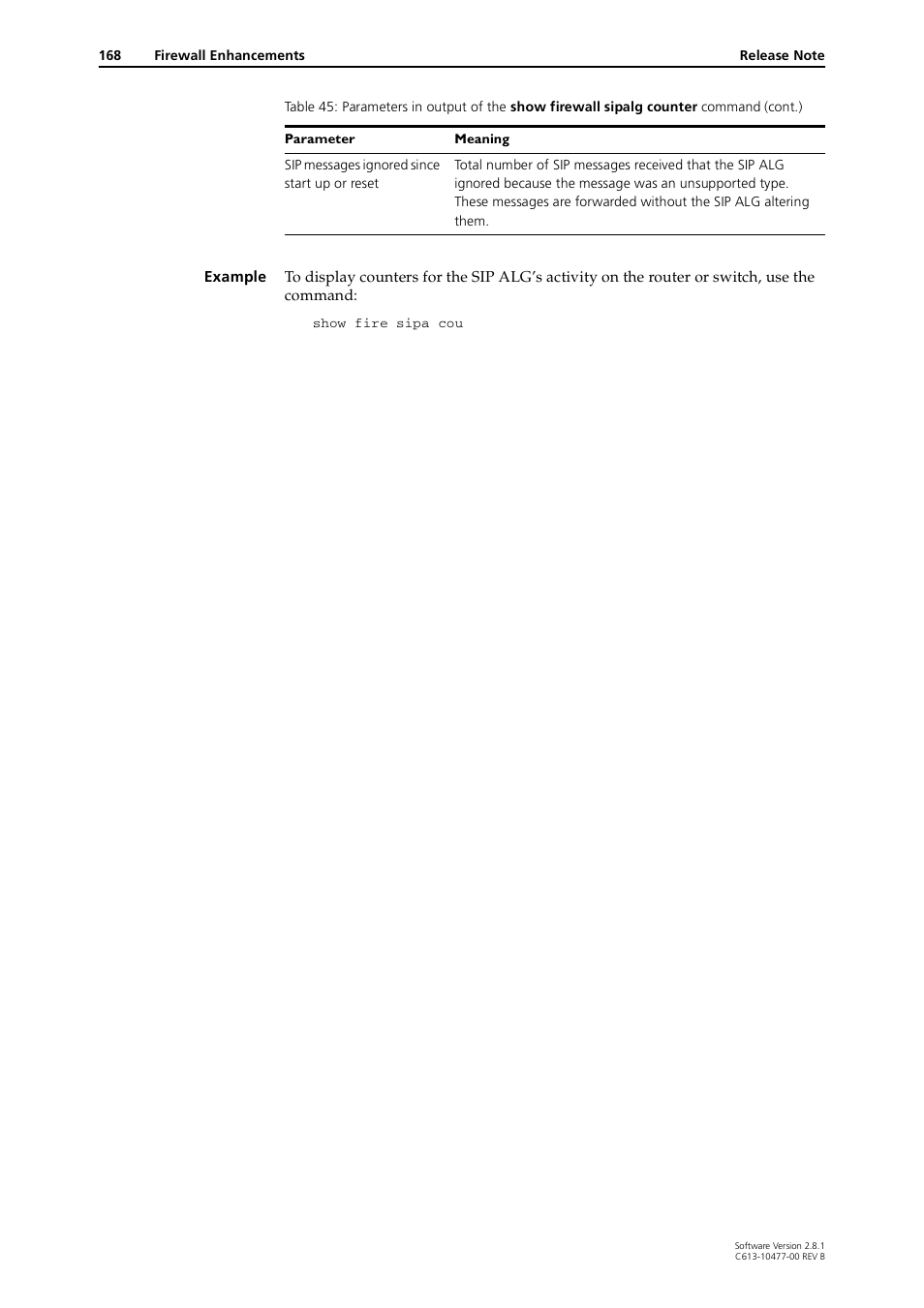 Allied Telesis RAPIER I User Manual | Page 168 / 232
