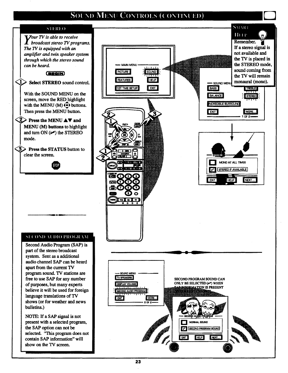 Hdi^i, D i ^ i, Soim) m | Con i koi.s (c | Philips MX2797B User Manual | Page 23 / 56