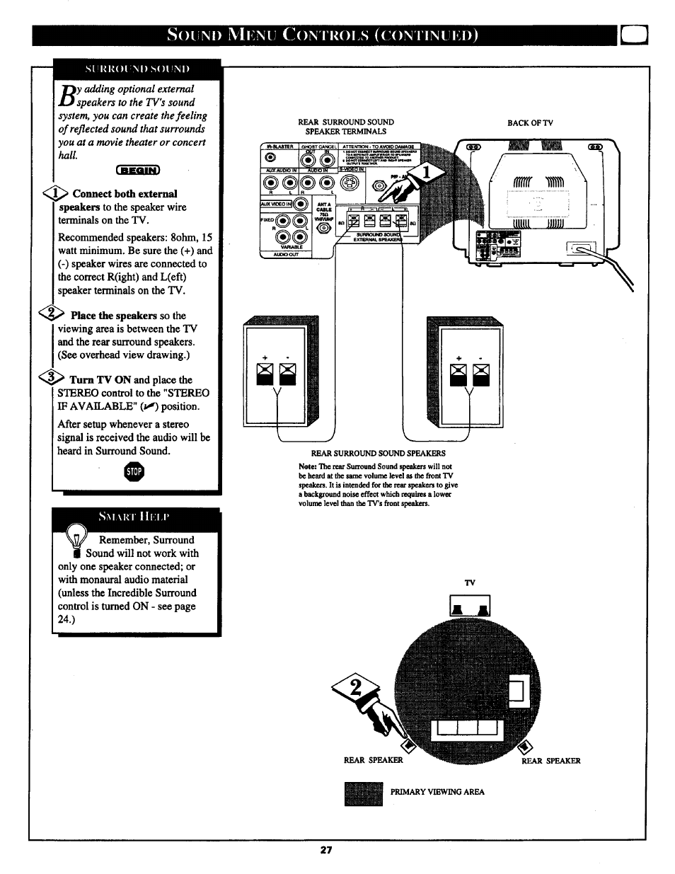 Ound, Trous, Continued | Philips MX2797B User Manual | Page 27 / 56