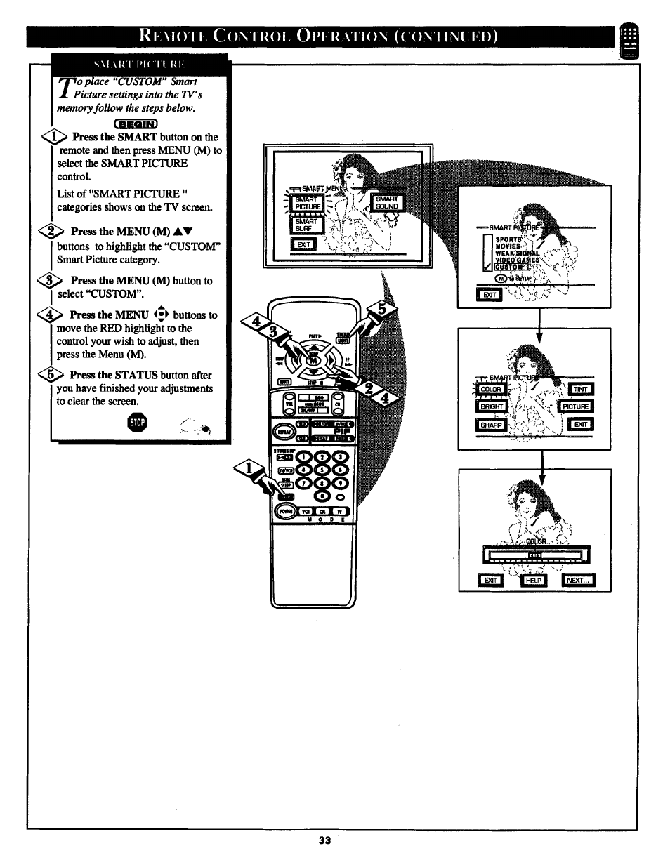 Rimo l i; control oim r uton ((om ini i d), L i; c | Philips MX2797B User Manual | Page 33 / 56