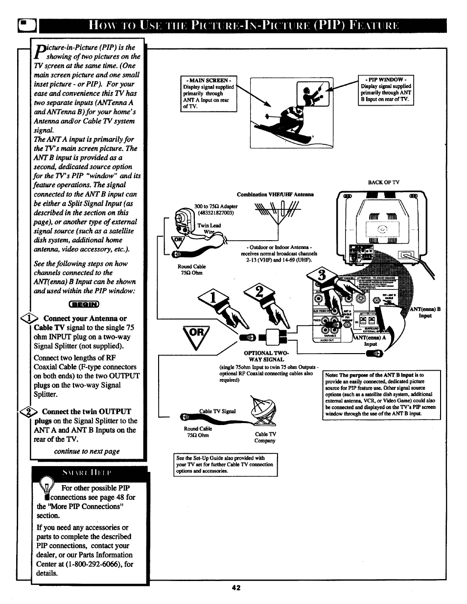 I how ro usi, Picn rb:-ln-pic, Pip) f | Katuri | Philips MX2797B User Manual | Page 42 / 56