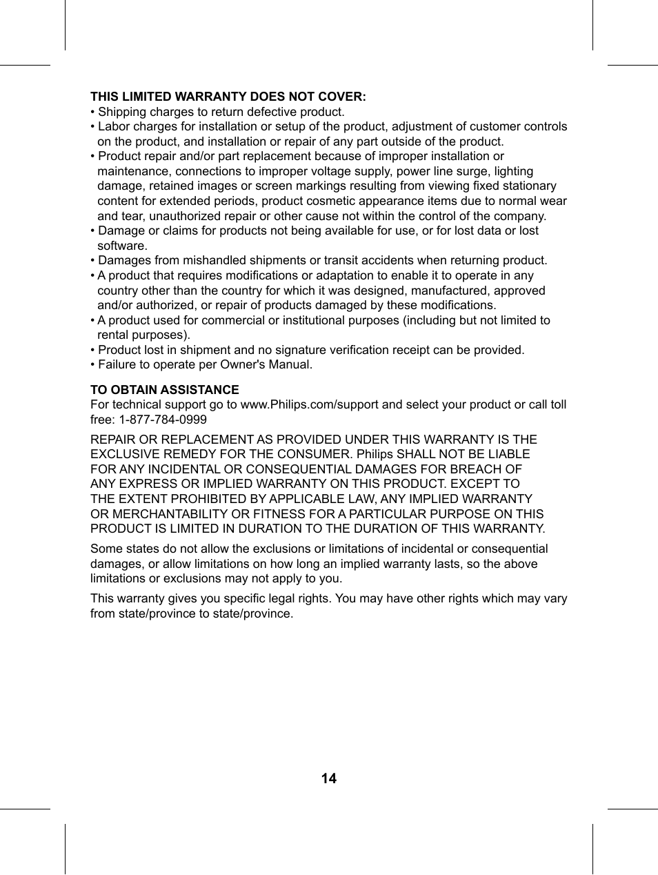 Philips Glide Handheld Scanner SIC4014H User Manual | Page 16 / 48