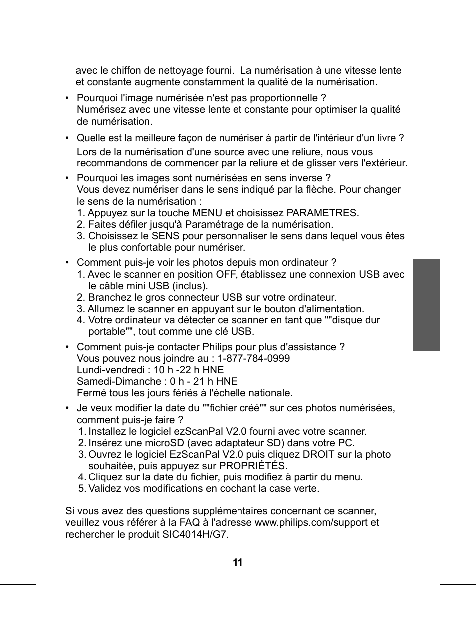 Philips Glide Handheld Scanner SIC4014H User Manual | Page 27 / 48