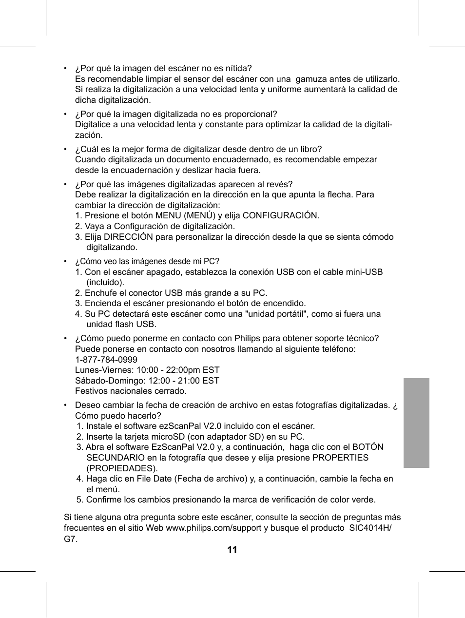 Philips Glide Handheld Scanner SIC4014H User Manual | Page 41 / 48