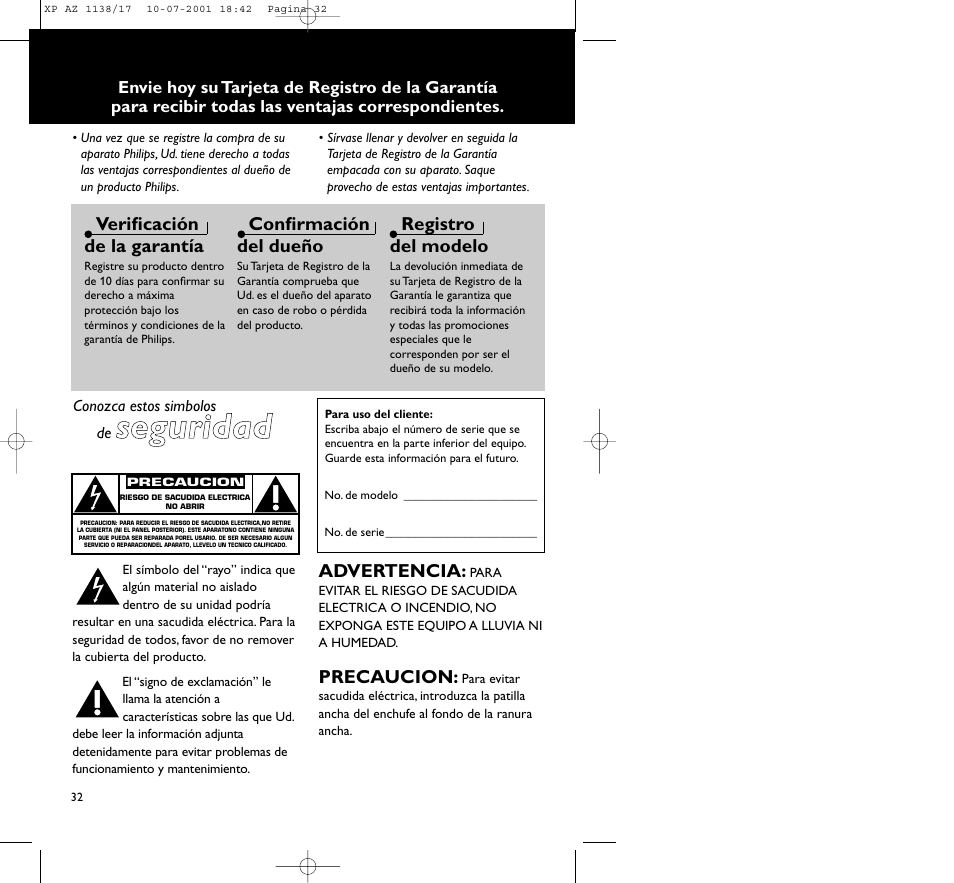 Sse eggu urriid da ad d | Philips AZ113817 User Manual | Page 32 / 46