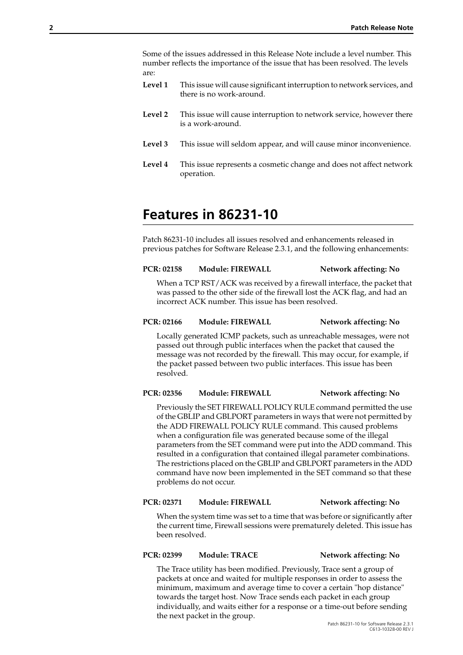 Features in 86231-10 | Allied Telesis AR800 Series User Manual | Page 2 / 34