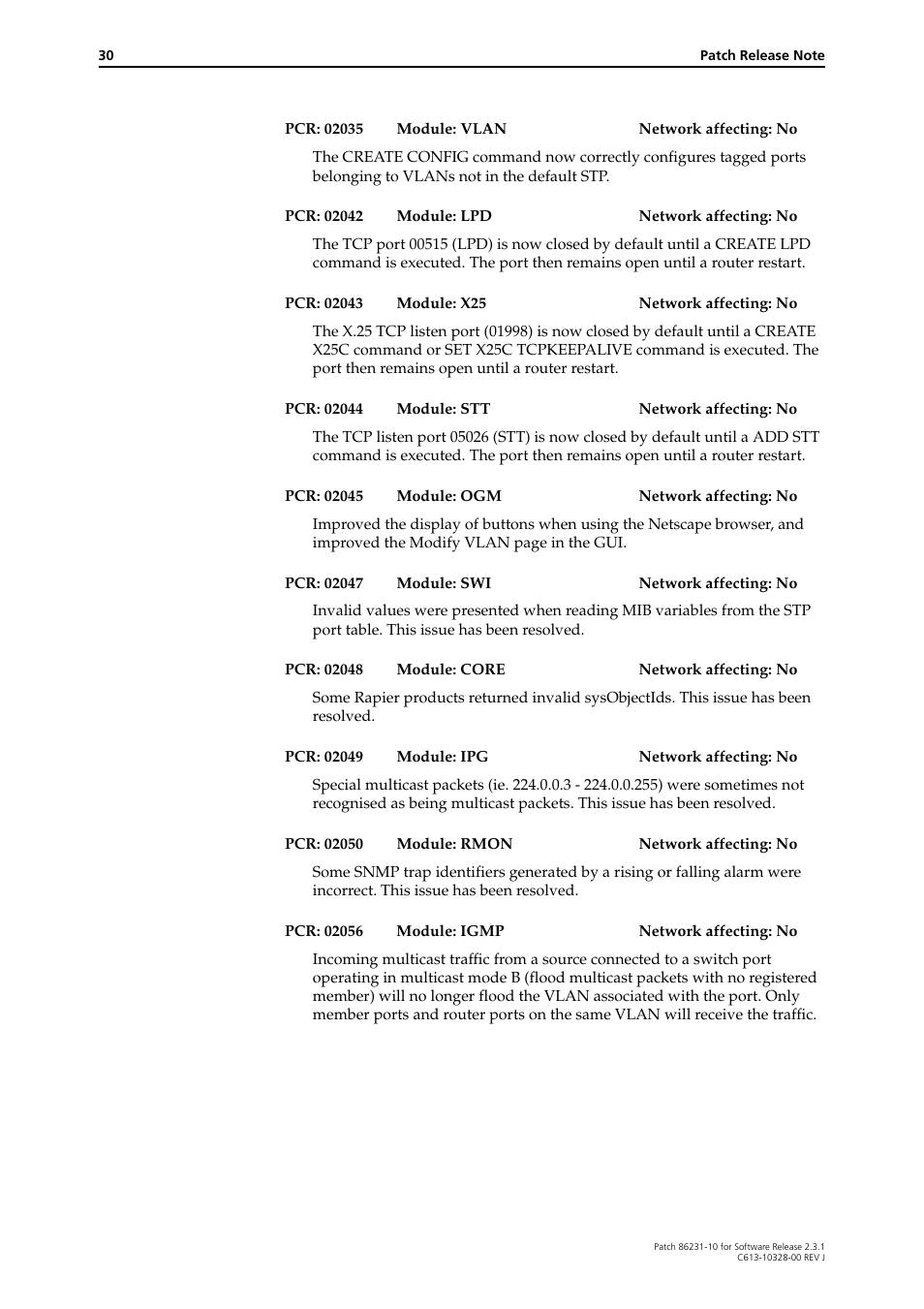 Allied Telesis AR800 Series User Manual | Page 30 / 34