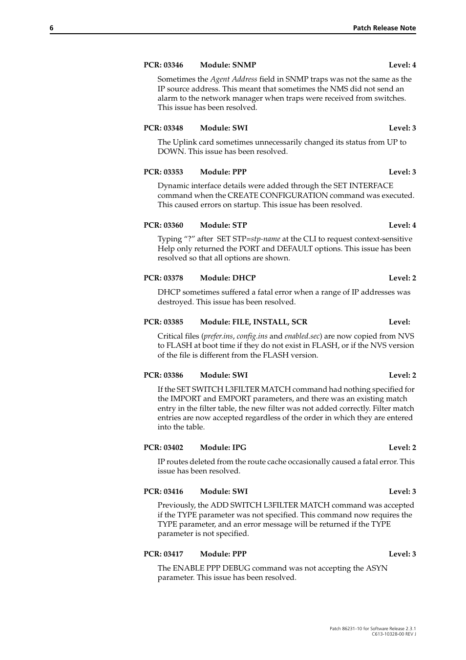 Allied Telesis AR800 Series User Manual | Page 6 / 34