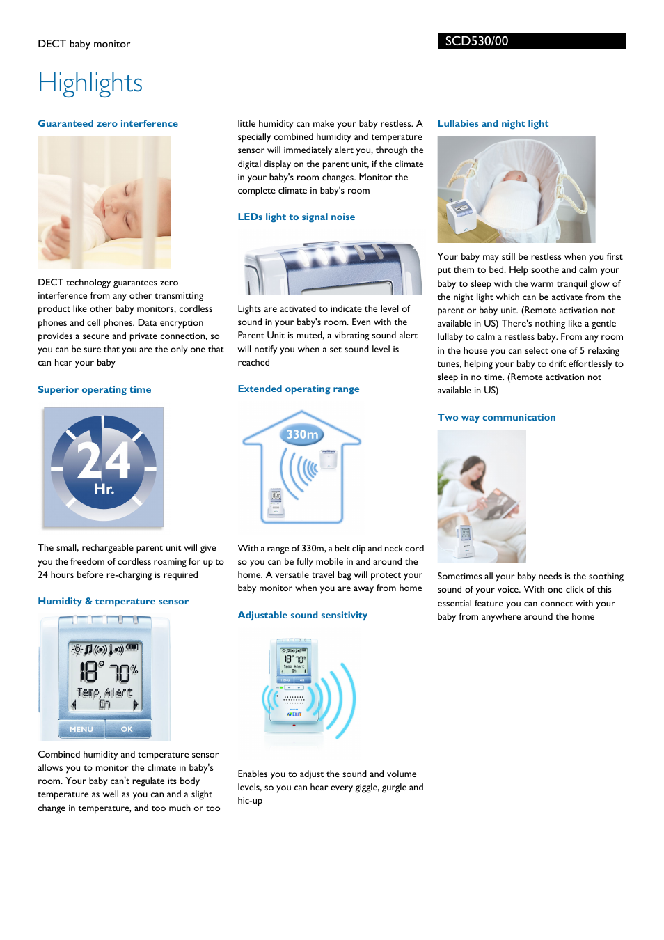 Highlights | Philips SCD530-00 User Manual | Page 2 / 3