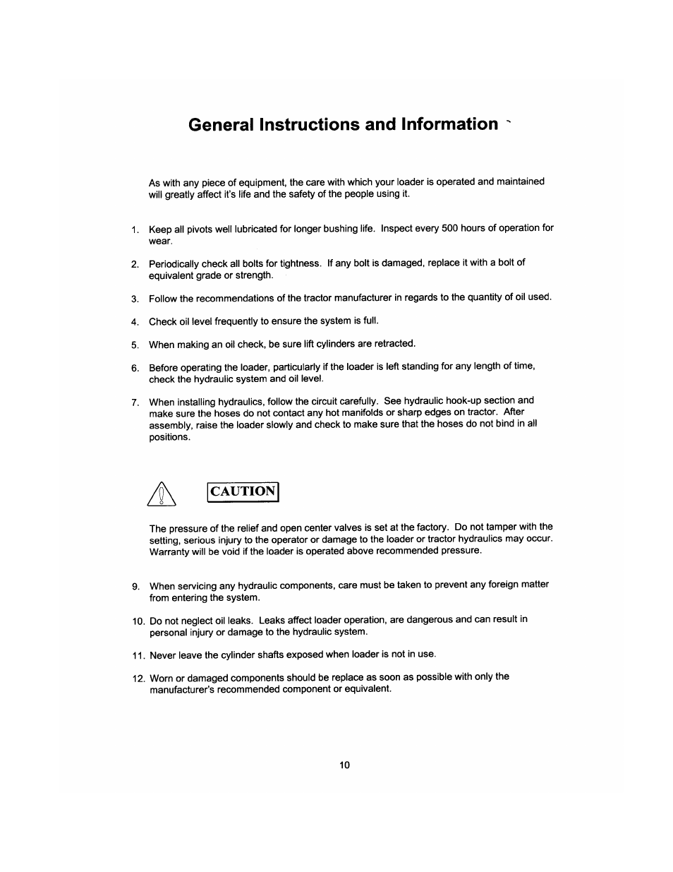 General instructions and information, Caution | Allied Telesis 595 User Manual | Page 12 / 38